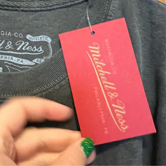 NWT Mitchell & Ness x Space‎ Jam Swackhammer Prospects Wash Grey T-Shirt Medium - Picture 8 of 9